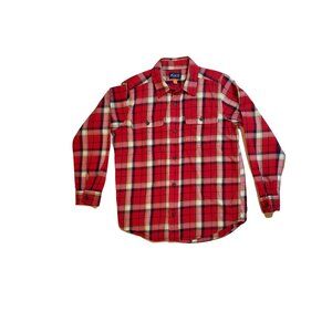 Children's Place Boys Long Sleeve Button Front  Shirt Size Large (10/12)